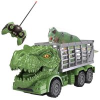 WOOPIE RC Car Dinosaur Green + Figurka