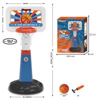 Basketbalová sada WOOPIE Nastavitelná 99 - 125 cm + míč + pumpa