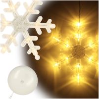 LED závěsná světla Vánoční dekorace sněhová vločka 45cm 10 LED diod