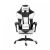 Herzberg HG-8082: Tri-color Gaming and Office Chair with T-shape Accent White