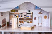 Domeček pro panenky s nábytkem Emma Residence Ecotoys