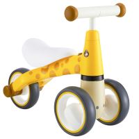 Odrážedlo žirafa  ECOTOYS žlutá