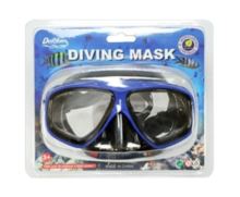 Plavecká maska, brýle, potápěčské brýle, černá voda