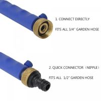 Herzberg HG-03824: Double Nozzle Water Jet High-Pressure Washer Wand - Blue