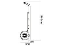 Proteco - 10.40-300-N - vozík ruční (rudl) 300kg nafukovací kolo