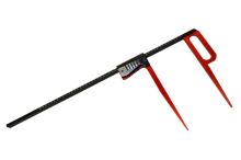 Kinex Lesnická průměrka KINEX Red&amp;Black LINE 800 mm (dělení 5mm), ČSN 25 1277 (1162-05-080)