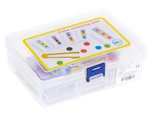 Vzdělávací puzzle barevných Montessori míčků