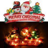 LED vánoční závěsná světla Veselá vánoční dekorace 45cm