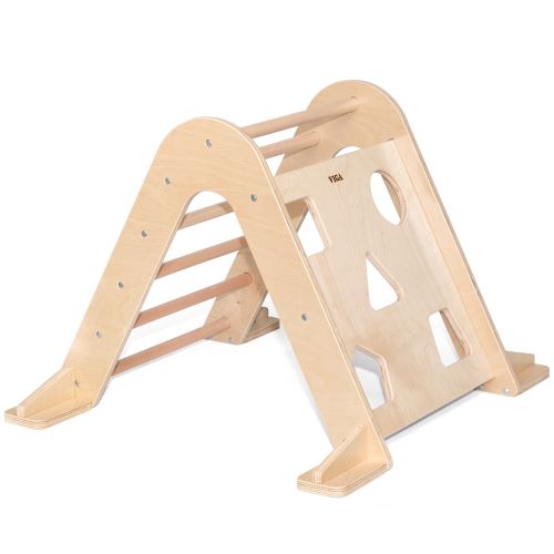 VIGA Montessori dřevěný žebřík na lezení VIGA Montessori Wooden Pikler Ladder Climbing Triangle