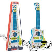 Akustická kytara WOOPIE pro děti modrá 55 cm