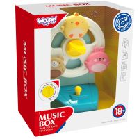 WOOPIE BABY Hudební skříňka Kolotoč Zvířata Vzdělávací hudební hračka