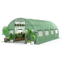 Fólie pro skleníkové tunely se zelenými okny proti komárům, 2x4,5 m