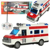 Dětská ambulance na dálkové ovládání světla zvuk 1:30