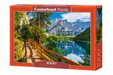 CASTORLAND Puzzle 1000 dílků - Jezero Braies, Itálie