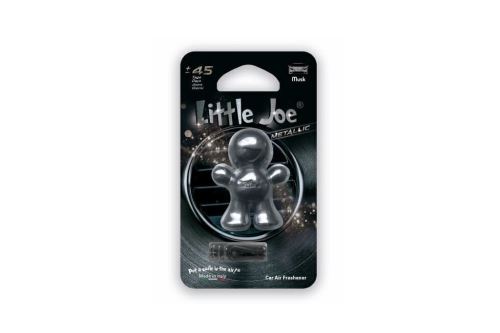 Osvěžovač do auta Little Joe Metalic Anthrazit - Musk - 7640186841115