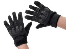 Vojenské taktické rukavice s ochranou kloubů L černé
