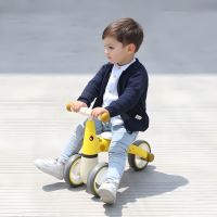 Odrážedlo žirafa  ECOTOYS žlutá