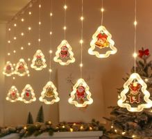 LED světla pro vánoční stromek 3m 10 žárovek USB