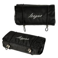 Skládací kosmetická taška cestovní odnímatelná roll-up 4v1 velká kapacita přenosná černá