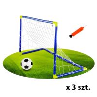 WOOPIE Fotbalová branka s míčem a pumpou Football Sport 3 PCS.