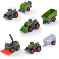 DICKIE Farm Set 3 vozidel 9cm. Traktory.Fendt Trailer