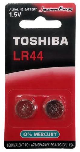 Baterie Toshiba AG13 LR44 A76 blistr 2 ks