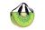 Plážová taška Kiwi zelená, 49 x 28 x 15 cm