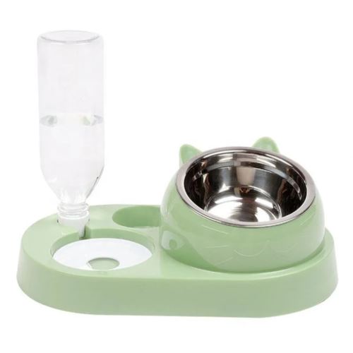 Herzberg HG-04197: Multifunctional Dual Pet Food & Water Despenser