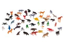 Sada figurín mořských zvířat divokých farmářských dinosaurů, mix 48 ks
