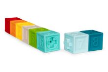 Měkké gumové senzorické bloky pro děti +6M