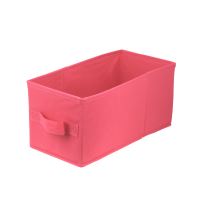 Úložný box textilní LAVITA temně růžový 15x31x15