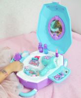 WOOPIE Toaletní stolek pro dívky 2v1 Kosmetický salon v kufru