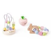 CLASSIC WORLD Pastelová dětská motorická sada Box První hračky od narození