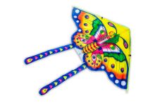 Velký drak 90 cm, motýl, mix barev