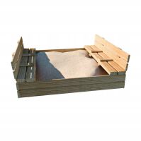 Dřevěné pískovište 120x120cm