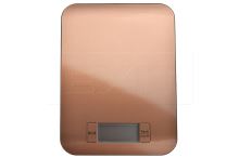 Nerezová kuchyňská digitální váha EH (22x16cm) do 5kg - Měděná barva - 8719987100017