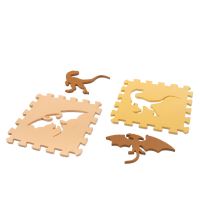 Pěnová podložka puzzle / ohrádka 36ks. dinosauři 143 cm x 143 cm x 1 cm