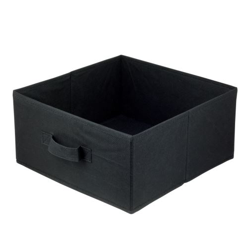 Úložný box textilní LAVITA černý 31x31x15