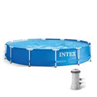 Stojanový zahradní bazén 366x76 Intex + čerpadlo