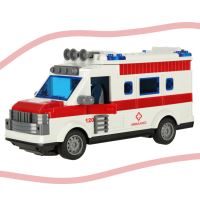 Dětská ambulance na dálkové ovládání světla zvuk 1:30
