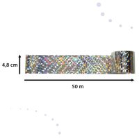 Reflexní páska odpuzující ptáky 4,8 cm x 50 m 5 kusů
