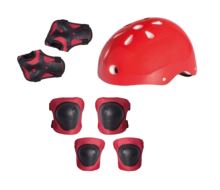 Chrániče helmy na skateboard, nastavitelné červené