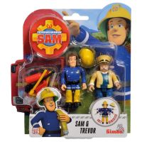 Simba Fireman Sam Sam a Trevor 2 figurky Příslušenství