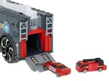 Transportní vůz auto 2v1 parkovací červený odtahový vůz