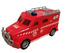 Pokladnička auto hasičské auto světlo zvuk