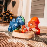 WOOPIE Dinosauří hračka na výrobu mýdlových bublin pro děti 1 ks.