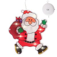 LED světla závěsná ozdoba Vánoční dekorace Santa Claus s dárky