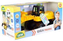 Bagr žlutočerný Giga Trucks plast 70cm v krabici 70x35x29cm