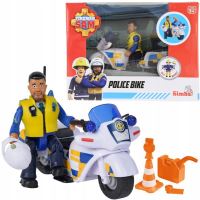 SIMBA Hasič Sam Police Motor s figurkou Malcolma + Akc