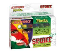 ALPINO Pastelky pro sportovce malování na obličej 6 barev
